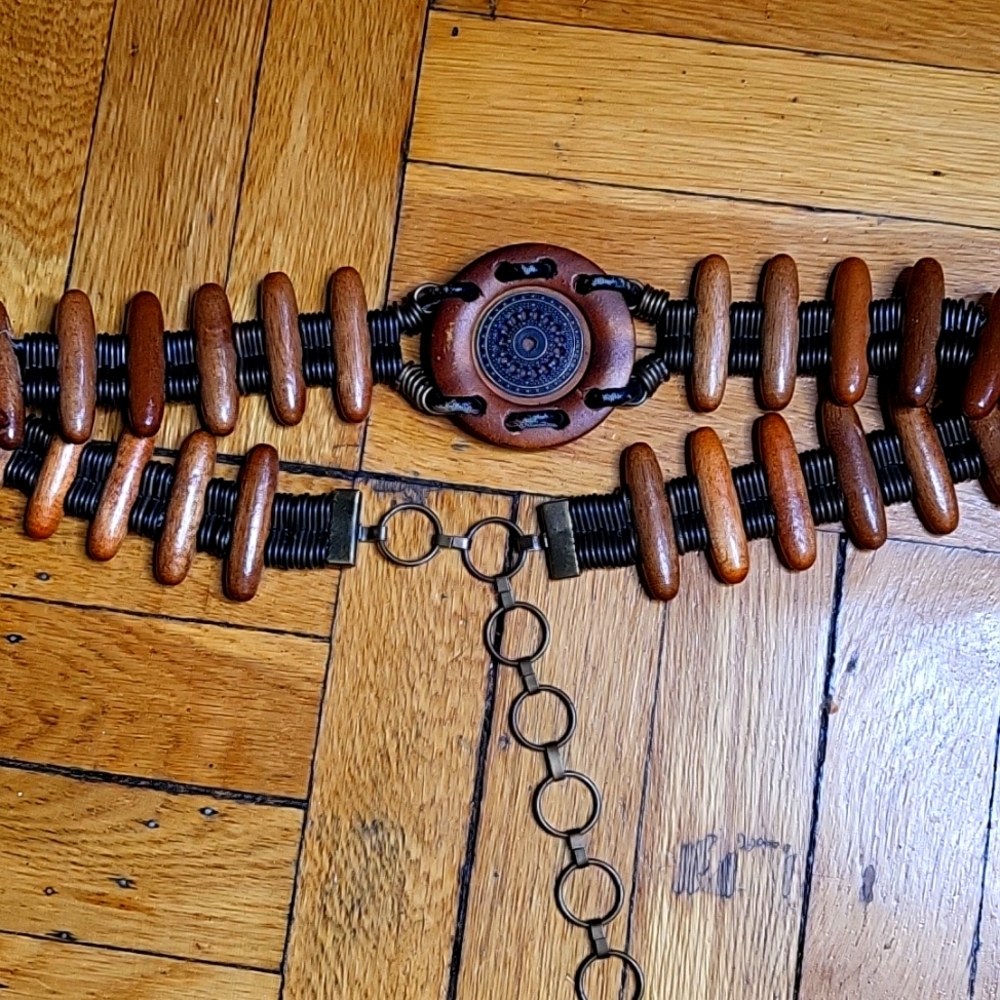 Vintage Wooden Belt